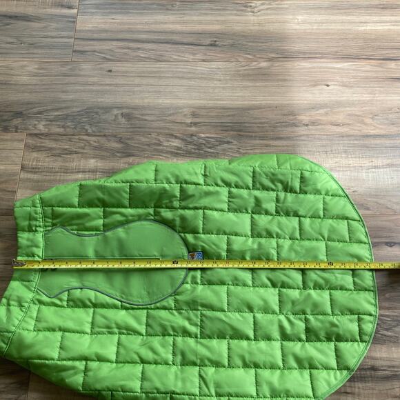 Kurgo Dog Jacket Vest XL Green Reversible Quilted Winter Coat Water Resistant - Picture 8 of 8